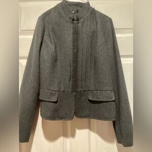 Apt 9 Dark Gray medium blazer with black trim